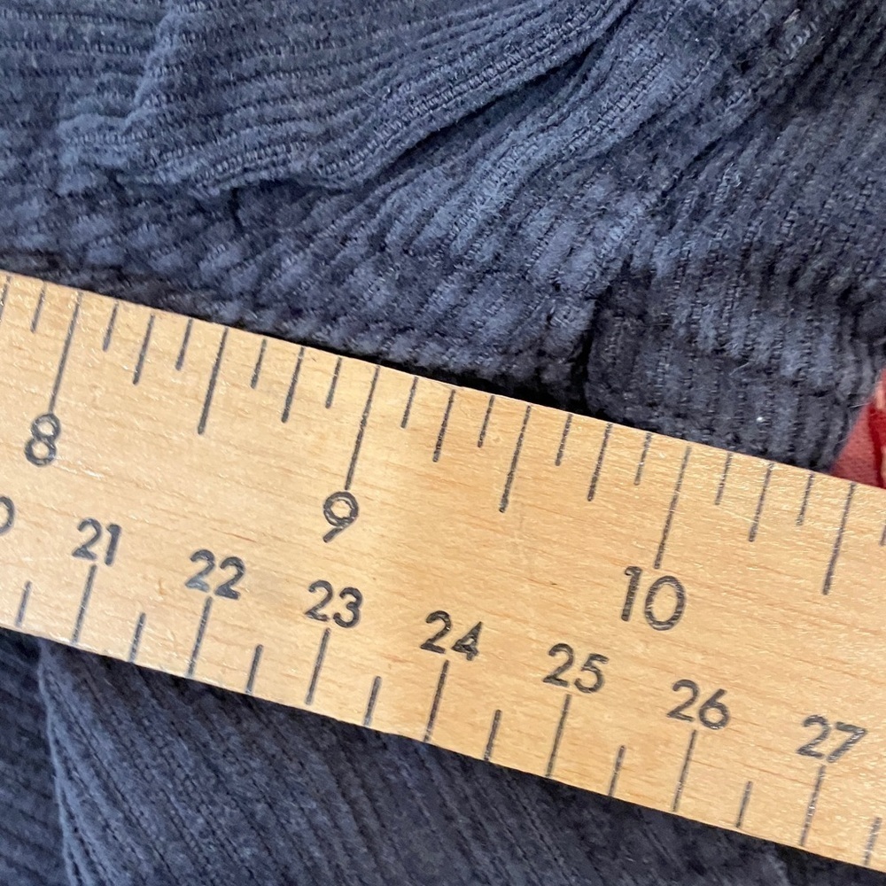 Boys size 14 Dark Gray Corduroy Pants - light FADE at knees - Picture 12 of 14